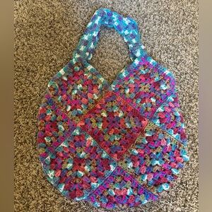 Handmade crochet tote bag